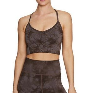 Betsey Johnson Tribal Tie Dye Seamless Sports Bra